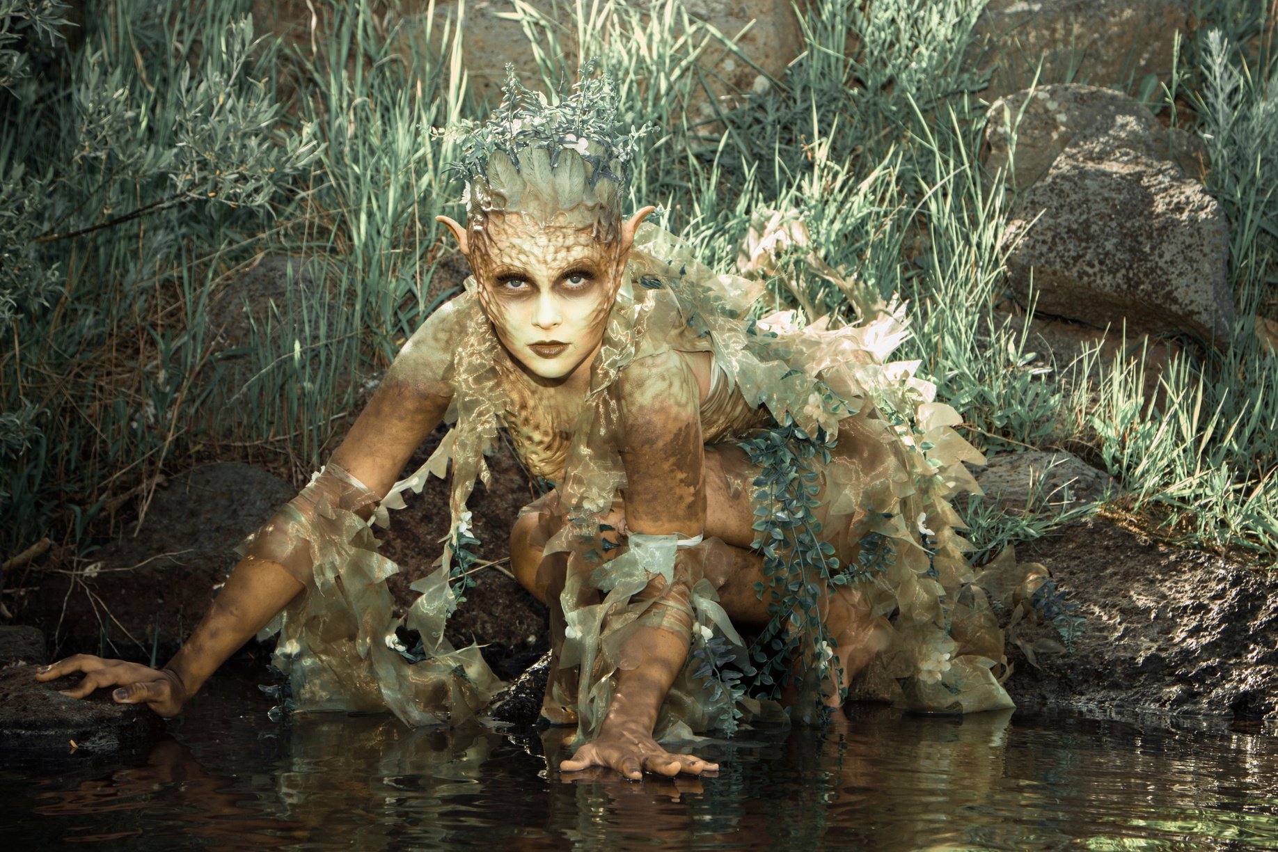 Mythical water nymph